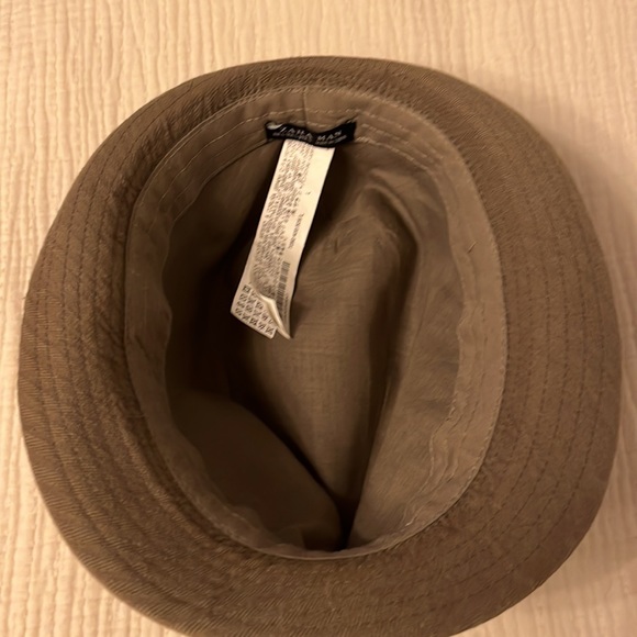 Zara fedora brown with grey banding - Picture 3 of 5